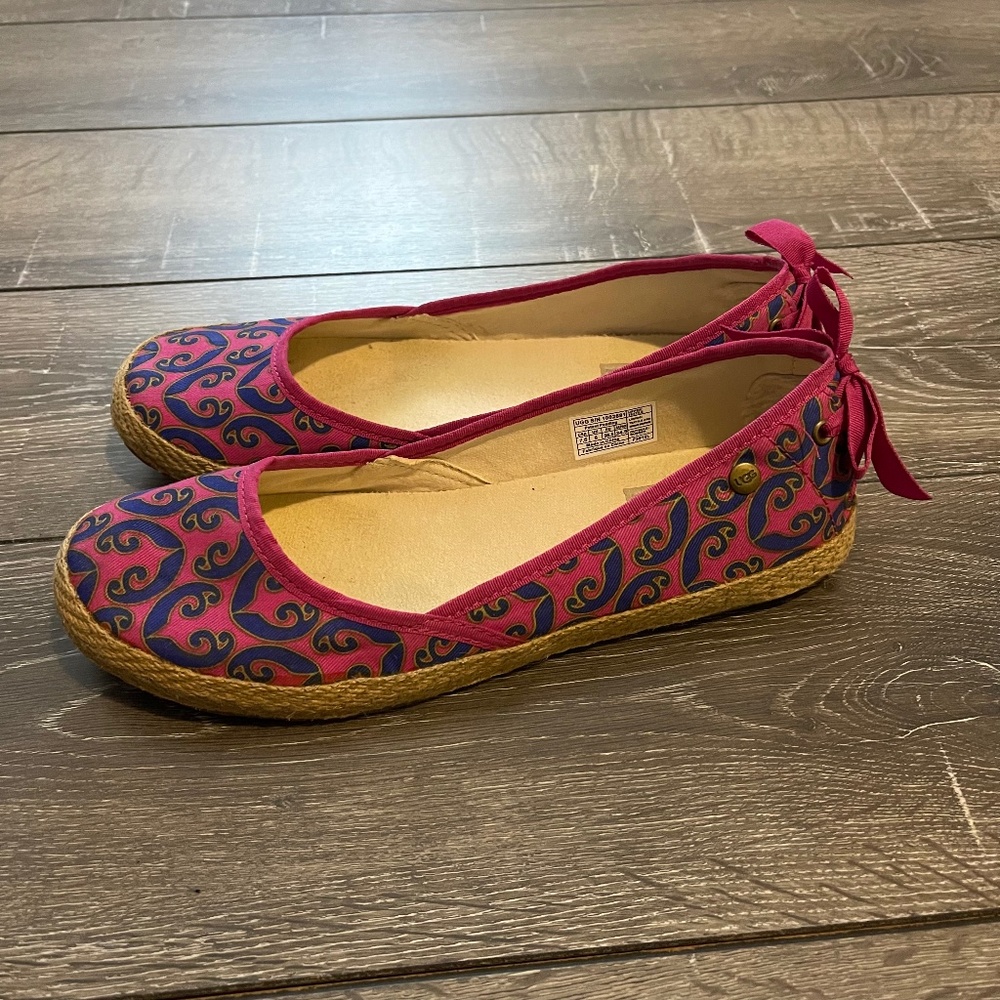 UGG Pink and Purple Slip On Shoe Women's Size 7.5
